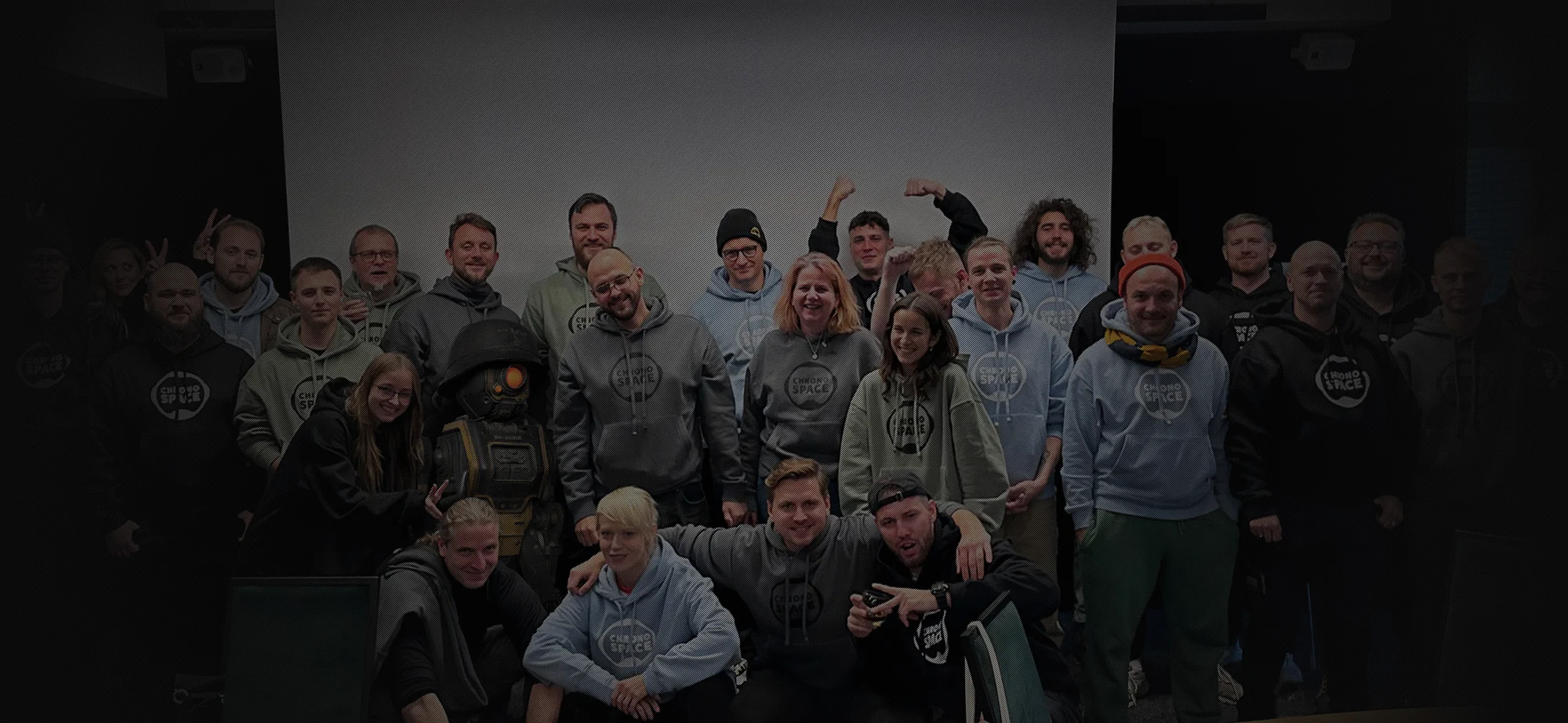 Members of the Chronospace team posing together